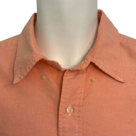 Vintage 90's Ralph Lauren Long Sleeve Yarmouth Oxford Casual Button Down 100% Co - Picture 2 of 6